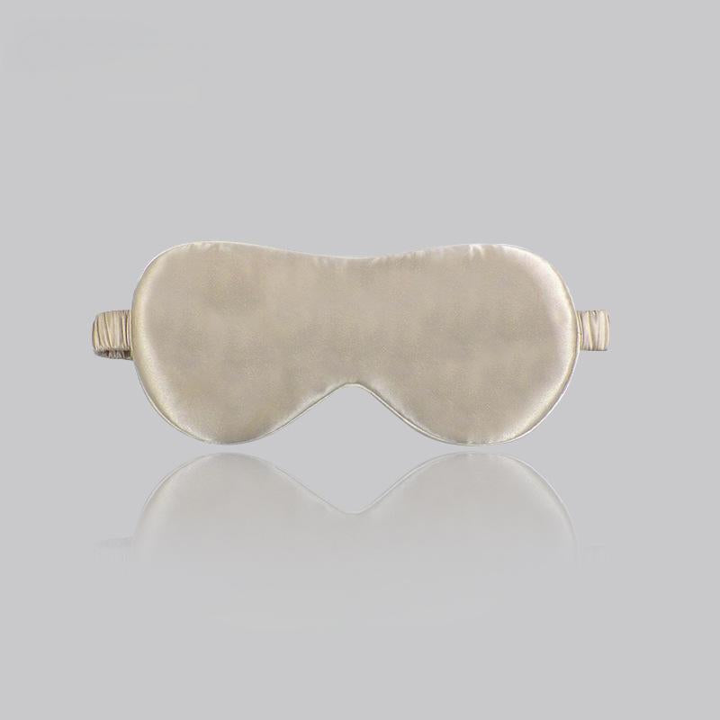 Silk eye mask for sleeping, 100% mulberry silk filament filling, double-sided light-shielding eye mask for men and women