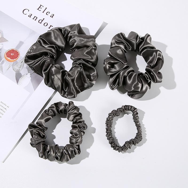 Silk hair band for women, 100% mulberry silk, elegant hair band, fat intestine hair band, large intestine hair band