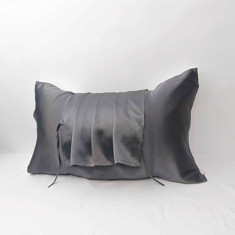 16 Mommy pure color silk pillowcase travel hotel business trip 100 mulberry silk pillow